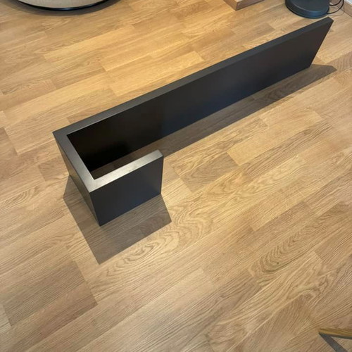 Lacquer shelf new, anthracite, 1.50 m, Sofa-Sofa.gr Paltoglou