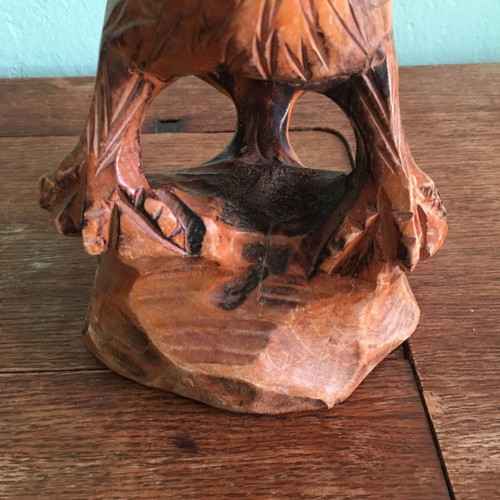 Wooden eagle 31cm with three scratches