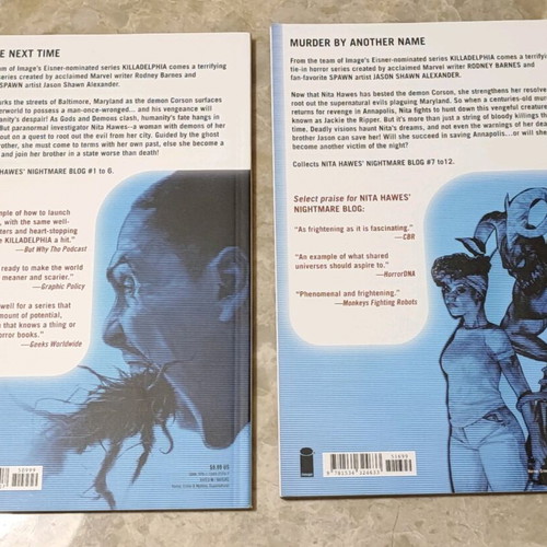 Nita Hawes' Nightmare Blog volumes 1 & 2 like new