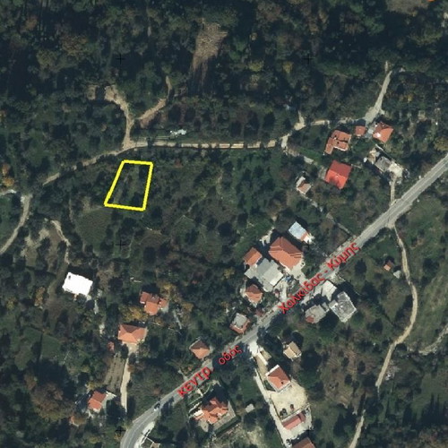 Land 700 m² buildable within plan in Taxiarches area, Evia