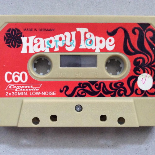 Happy Tape Vintage Recordable Audio Cassette Tape used