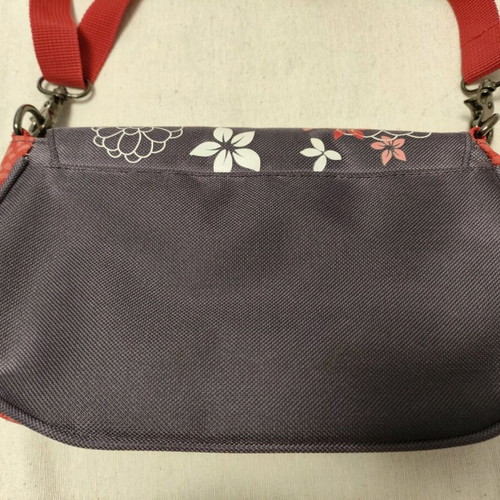Kimmidol Shoulder Bag like new, gray and red
