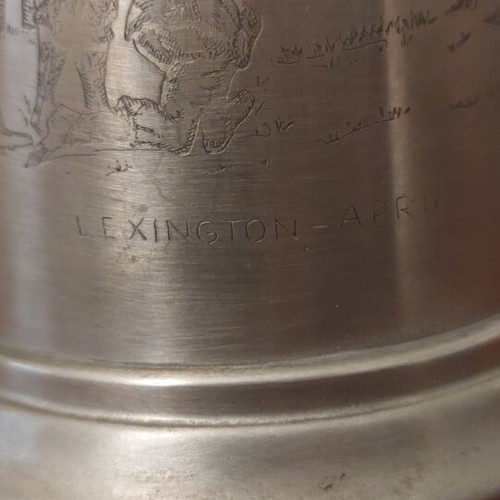 Shuler Pewter USA 1975 beer mug set, like new, collectible
