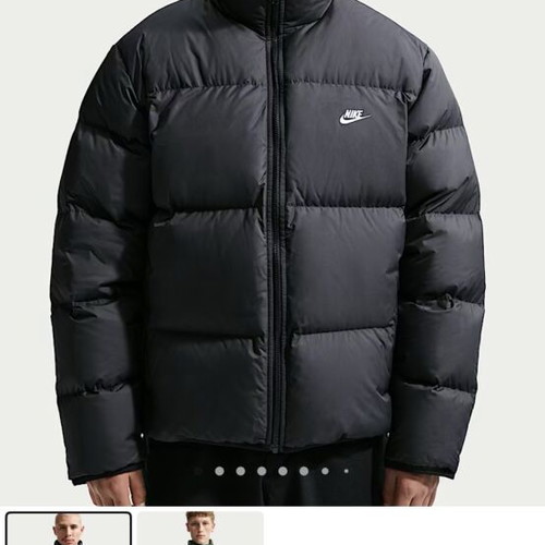 Nike ThermaFit 650 black puffer jacket, size L