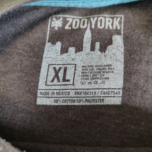 Zoo York original t-shirt XL used, gray, 00s