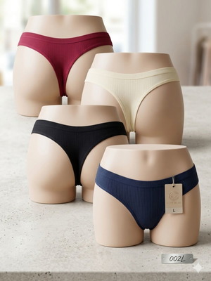 Women's underwear set 4 pieces size large multicolor new