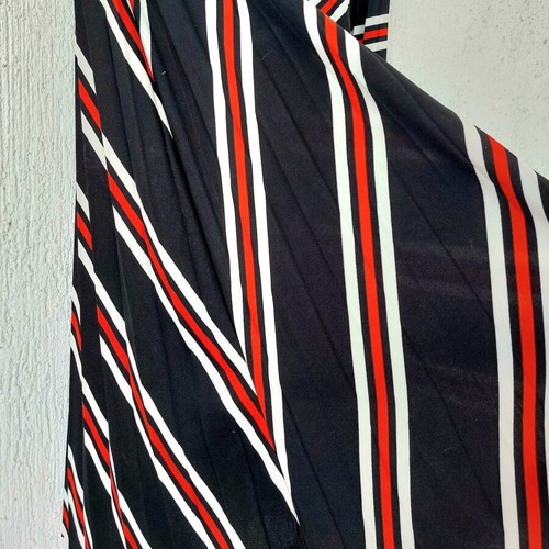OVS striped pleated midi skirt with elastic waist, Italy