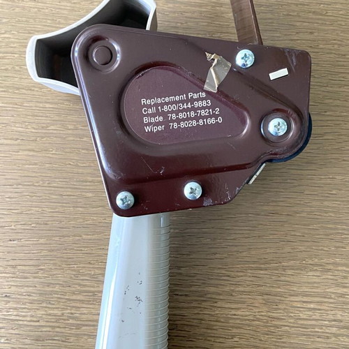 Tape dispenser used, professional packaging gun