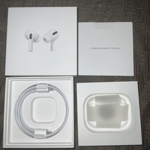 Apple AirPods Pro like new with full box and 3 cases gift