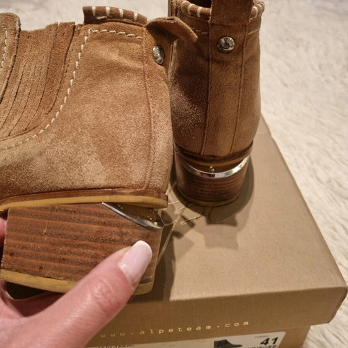 Alpe ankle boots used, size 41, suede leather