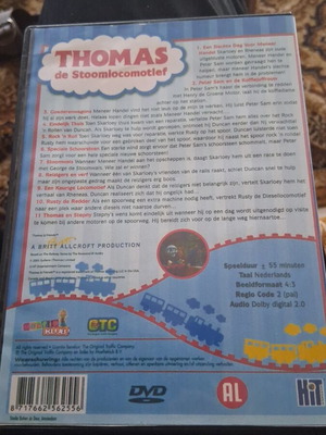Thomas de Stoomlocomotief Deel 8 Rock ŉ Roll DVD like new, Dutch language