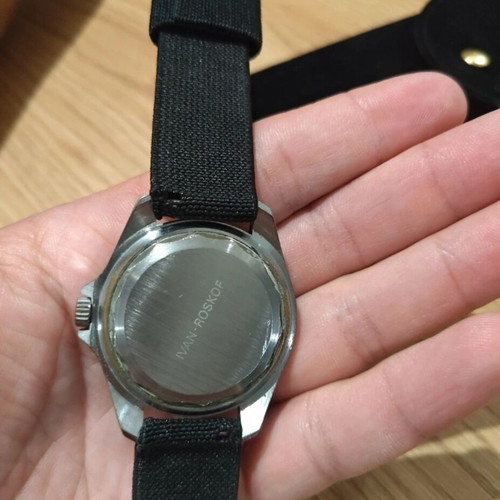 Ivan Roskof automatic wristwatch used with new strap