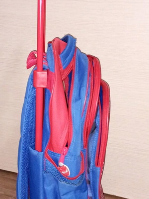 School Bag Paxos with Wheels Spiderman used
