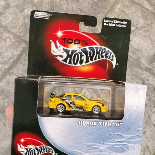 Hot Wheels Honda Civic Si Falken 1/64 Yellow-Black new