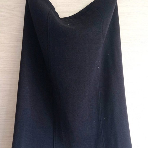 Black knitted skirt used, plus size XXXL