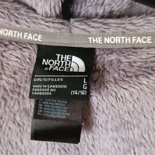 The North Face women's zip hoodie like new, gray and turquoise, XS/S