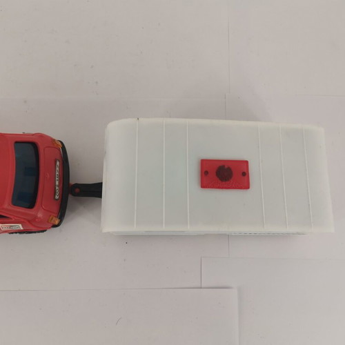 Toy car used Greek vintage 1977 celluloid