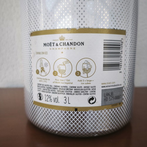 Moët & Chandon Ice Impérial 3L & Dom Pérignon Vintage 2012 champagne bottle set