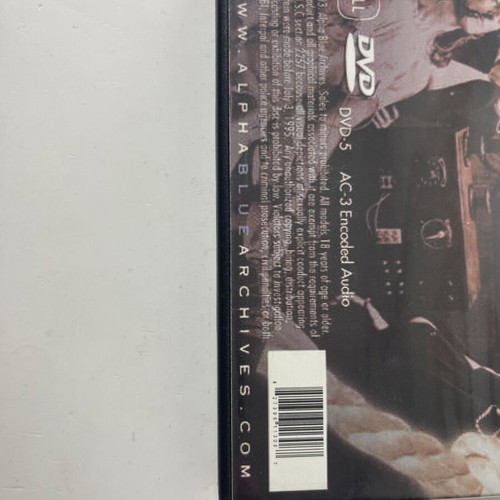 Nazi Sexperiments DVD used, Alpha Blue Archives Sadistic Series adult collector edition