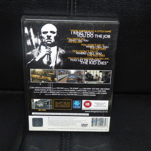 The Getaway PlayStation 2 used, complete