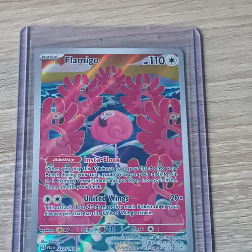 Flamigo Pokemon Card new from Paldea evolved set