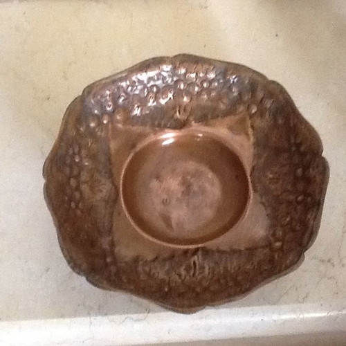 BRASS, HAMMERED PLATE