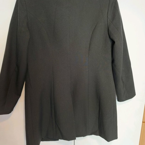 Women's black jacket with shoulder pads like new, medium large