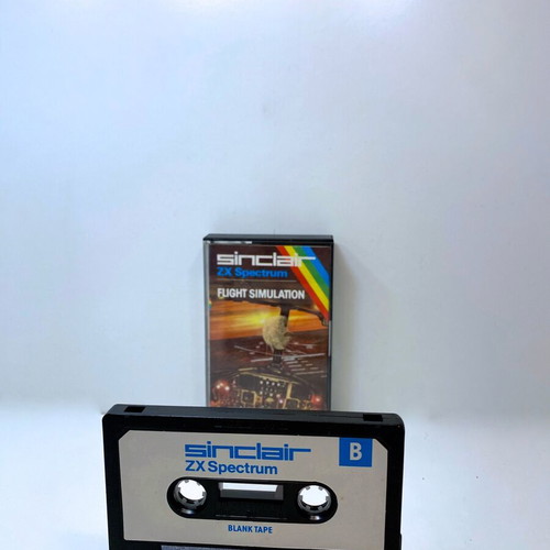 Flight Simulator tape cassette for Spectrum ZX used, complete in box