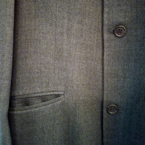 Caramelo men's jacket gray, 90% cotton, almost unused, size 52