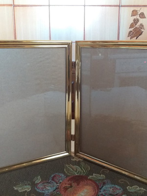 Bronze double frame used 30 centimeters