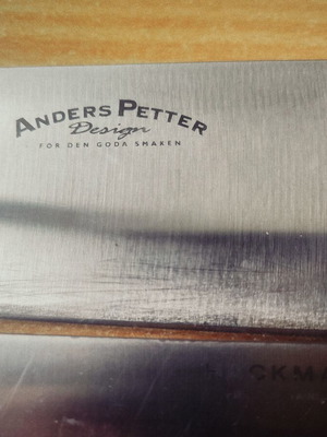 Anders Petter chef knives and Hackman stainless steel knives