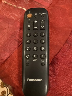 Panasonic TV remote control used with broken battery cover