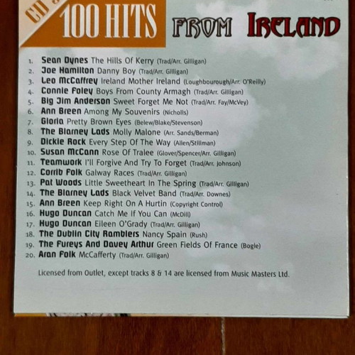 100 Hits From Ireland CD new, Irish music