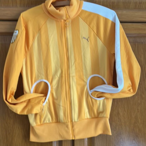 Puma jacket used, yellow, size M