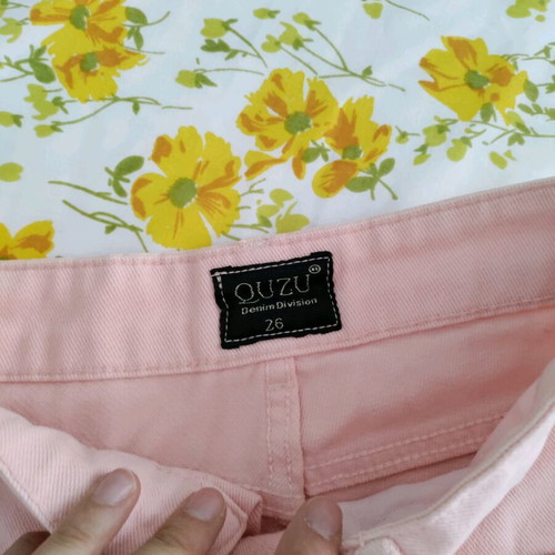 Jeans salmon color like new, size S / 36 / 8