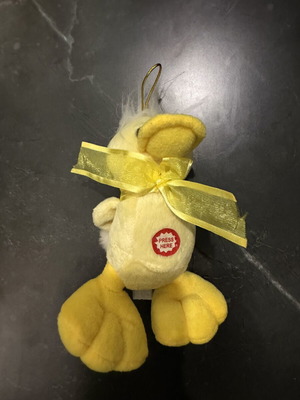 Plush duck used, medium size