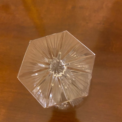 Vintage crystal champagne glasses pack of 12 like new, handmade