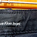  Calvin Klein W30 Νο Μ παντελόνι τζιν μαύρο σε ίσια γραμμή
