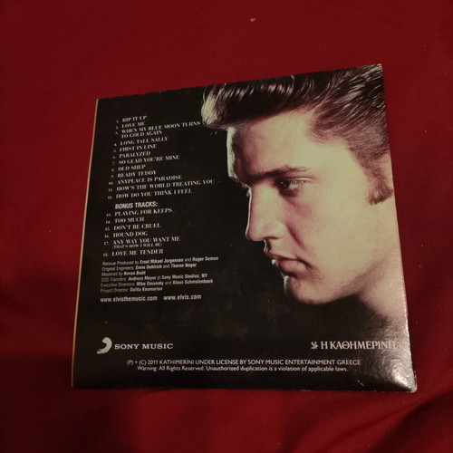 Elvis Presley 3 CD set used, rock genre