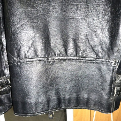Vainas Leather leather jacket size Large black like new