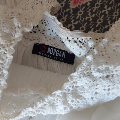 Morgan summer t-shirt white like new, size M