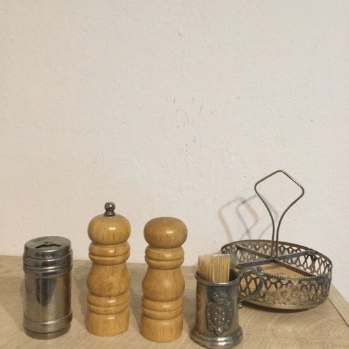 Serving set like new, 7 pieces