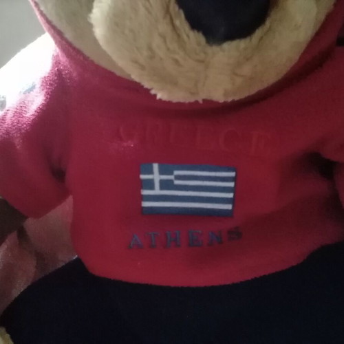 Λούτρινο αρκουδάκι μεταχειρισμένο 50εκ σε πολύ καλή κατάσταση