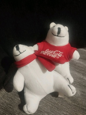 Coca Cola collectible teddy bears used