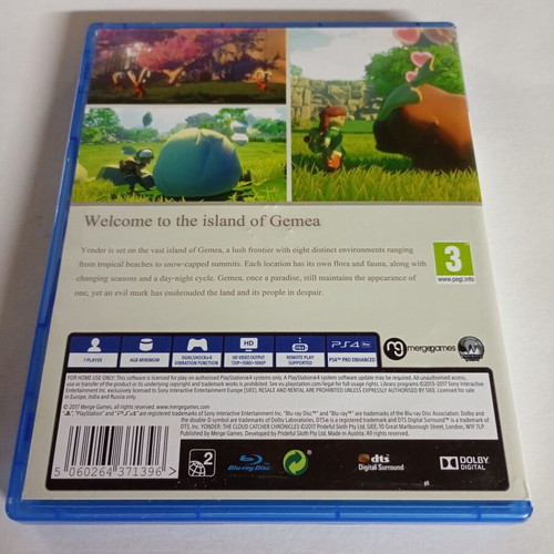 Yonder: The Cloud Catcher Chronicles PS4 like new
