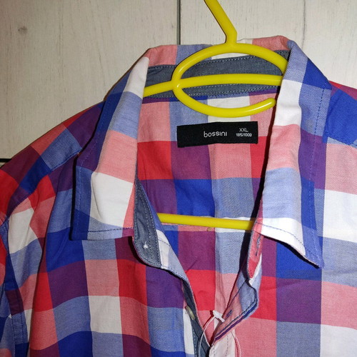 Bossini men's shirt new, size XL, multicolor cotton