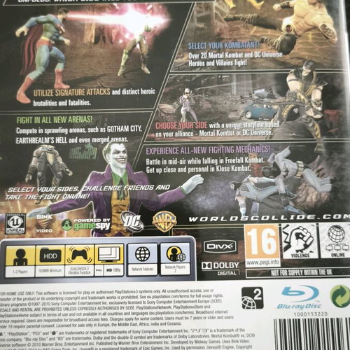 Mortal Kombat Vs DG Universe PS3 like new