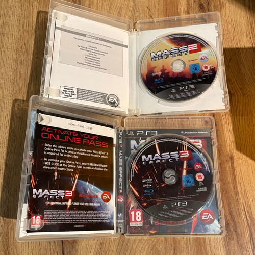 Mass Effect 2 & 3 PS3 used role-playing games