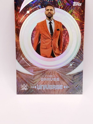 Topps WWE Universe Corey Graves Smackdown card like new, numbered 36/50