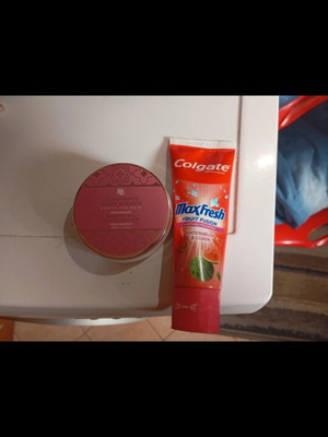 Hand cream and toothpaste new, set of 2
